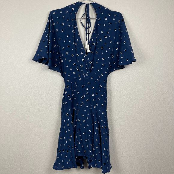 Faithfull The Brand Alto Dress Blue Polka Dot 6 - Picture 3 of 15